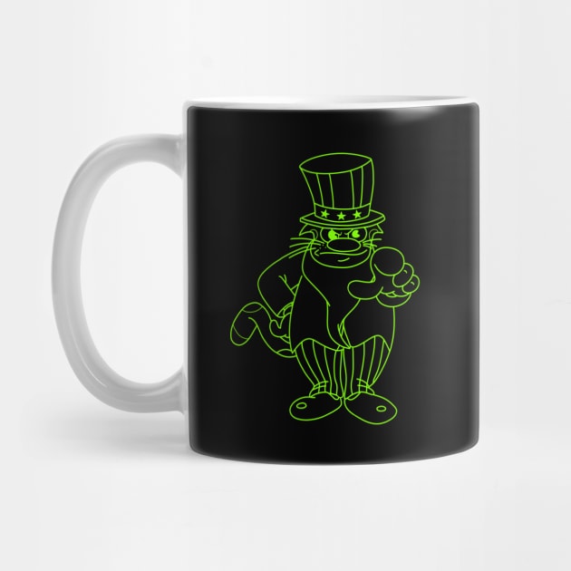 Neon Uncle Sam Catdog by cariespositodesign